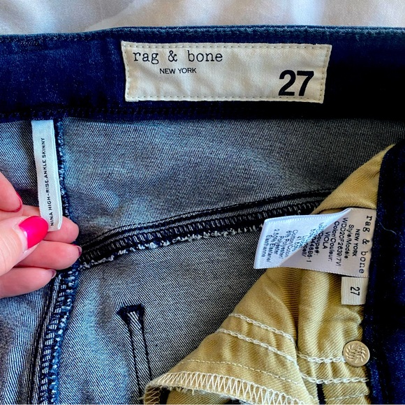 Rag and Bone Nina high rise ankle skinny jeans - Picture 2 of 4